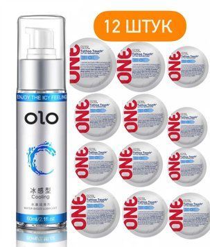 ONE Tattoo Touch 12 шт та OLO Охолоджуючий Лубрикант (60 мл) SOS530 фото