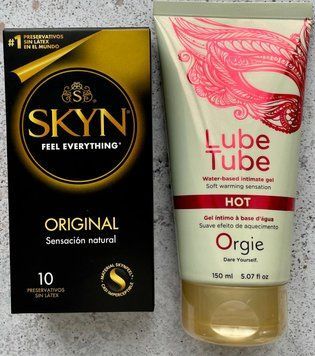 Комплект SKYN Original 10 шт + ORGIE LUBE TUBE HOT (150мл) SOS1091 фото