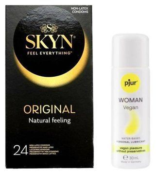 Комплект SKYN Original 24 шт + Pjur Woman Vegan 30 мл SOS13253 фото