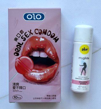 Набор OLO Oral Candy 10 шт + змазка pjur my glide 30 мл, з женьшенем SOS1935 фото