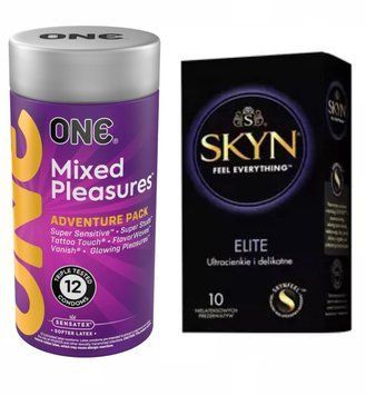 Набор Skin Elite 10 шт + One Mixed Pleasures 12 шт  SOS1835 фото