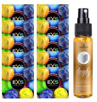 EXS BUBBLEGUM 10 шт + Sensuva Deeply Love You Salted Caramel (29 мл) SOS14045 фото