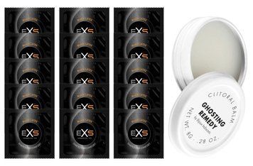 Комплект EXS Black Latex 15 шт + Bijoux Indiscrets Ghosting Remedy SOS14662 фото
