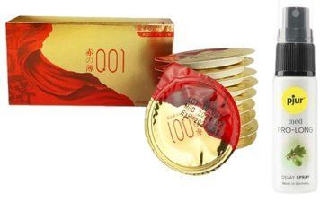 10шт. Olo Red Gold+ Пролонгувальний спрей pjur MED Prolong Spray 20 мл  SOS6651 фото