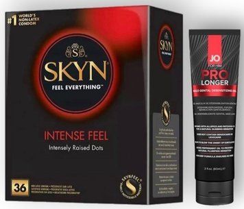 Набір з SKYN Intense Feel (36 шт) + Пролонгатор System JO Prolonger Gel (60 мл) SOS8980 фото