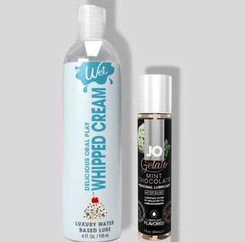 Wet Oral Play Whipped Cream (118 мл) + JO GELATO Mint Chocolate (30 мл) LB796 фото