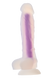 Светящийся фаллоимитатор Dream Toys RADIANT SOFT SILICONE GLOW IN THE DARK DILDO MEDIUM PURPLE DT22047 фото 2