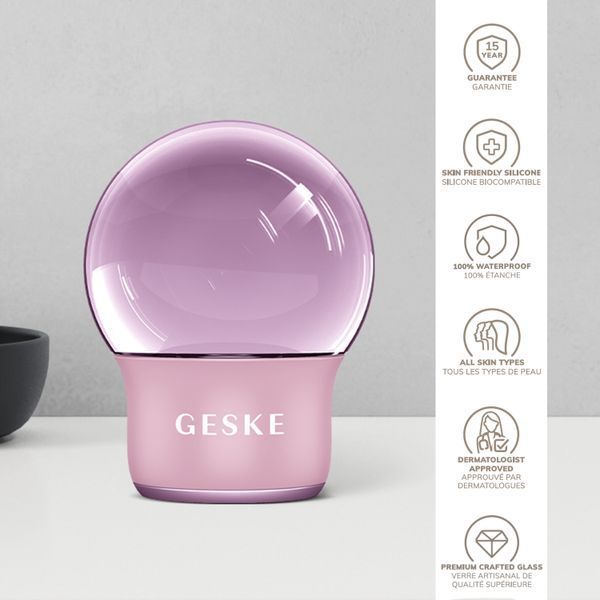 Массажер для лица и тела GESKE Cool&Warm Face and Body Massager 7в1 pink HB0302 фото