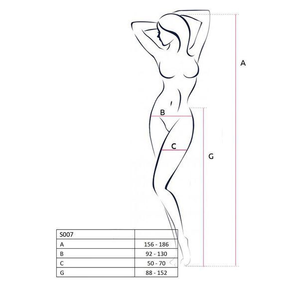 Сетчатые чулки-гольфы One Size, красные, с имитацией ажурного пояса с подвязками  PSS016R фото