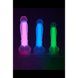 Фалоімітатор Dream Toys, що світиться RADIANT SOFT SILICONE GLOW IN THE DARK DILDO MEDIUM PURPLE DT22047 фото 9