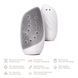 Очищувальна щітка для обличчя GESKE Sonic Thermo Facial Brush&Face-Lifter 8в1 starlight HB0088 фото 2