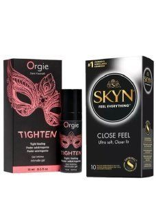 Гель для сужения Orgie &ndash; Tighten (15 мл)+   SKYN Close Feel пачка 10 штук SOS6752 фото