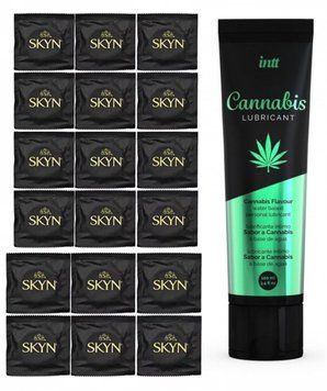 Комплект: SKYN Original 18 шт. + Лубрикант Intt Cannabis (100 мл) SOS11260 фото
