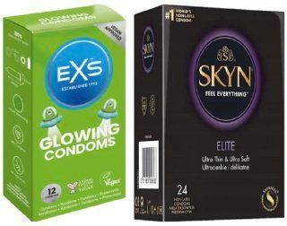 Набор с SKYN Elite 24 штт + EXS Glowing 12 штук SOS7979 фото