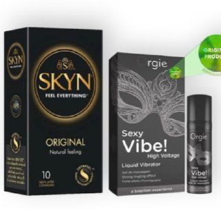 SKYN Original 10 шт + SEXY VIBE ORGIE Hight voltage SOS6817 фото