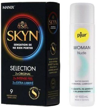 Комплект Skyn Selection 9 шт + Pjur Woman Nude 100 мл SOS13154 фото