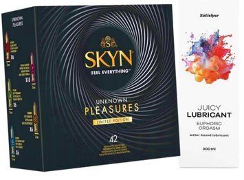 Комплект Лубрикант Satisfyer Juicy Lubricant Euphoric Orgasm 300 мл + SKYN Pleasures 42 шт SOS12652 фото