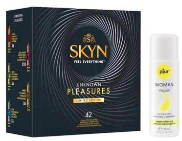 Комплект SKYN Pleasures 42 шт + Pjur Woman Vegan 30 мл SOS13254 фото