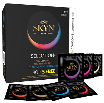 Набір безлатексних презервативів SKYN Selection + 5 Senses (35 шт) SK19 фото
