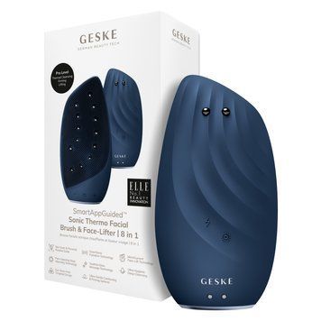 Очистительная щетка для лица GESKE Sonic Thermo Facial Brush&Face-Lifter 8в1 midnight HB0089 фото