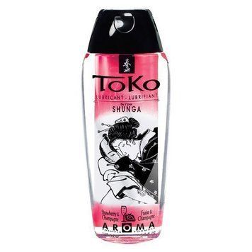 Лубрикант на водной основе Shunga Toko AROMA &ndash; Sparkling Strawberry Wine (165 мл), не содержит сахара SO2532 фото