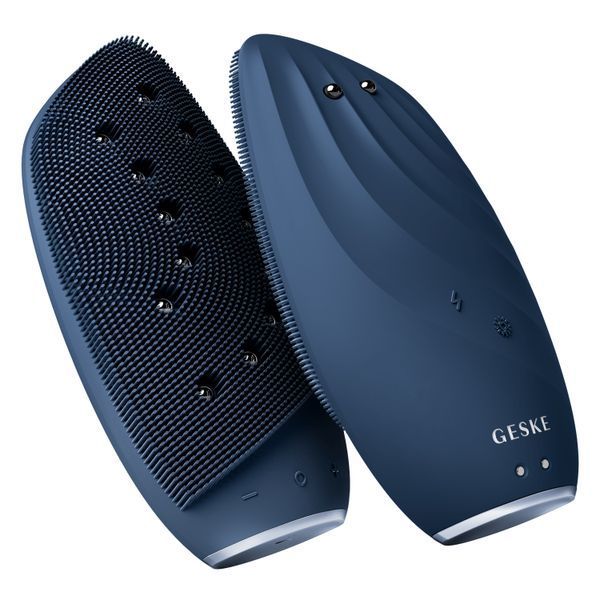 Очищувальна щітка для обличчя GESKE Sonic Thermo Facial Brush&Face-Lifter 8в1 midnight HB0089 фото
