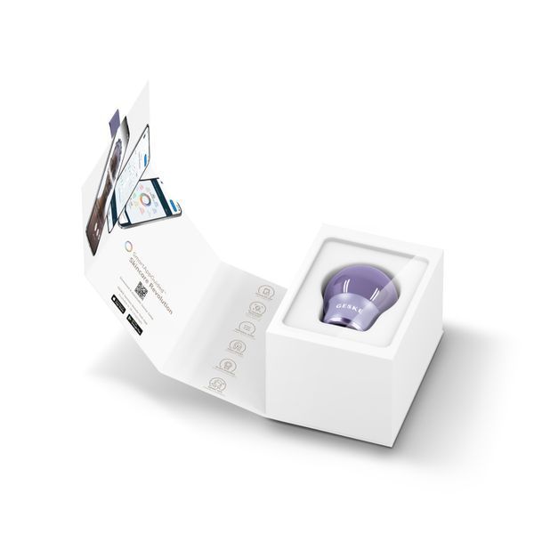 Масажер для обличчя і тіла GESKE Cool&Warm Face and Body Massager 7в1 purple HB0303 фото