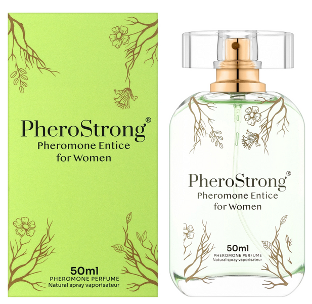 Жіночі парфуми з феромонами PheroStrong Entice For Women (Квітковий цитрусовий, 50 мл) LD8 фото