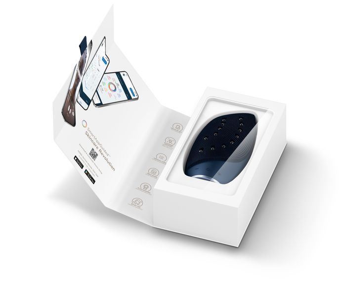 Очищувальна щітка для обличчя GESKE Sonic Thermo Facial Brush&Face-Lifter 8в1 midnight HB0089 фото