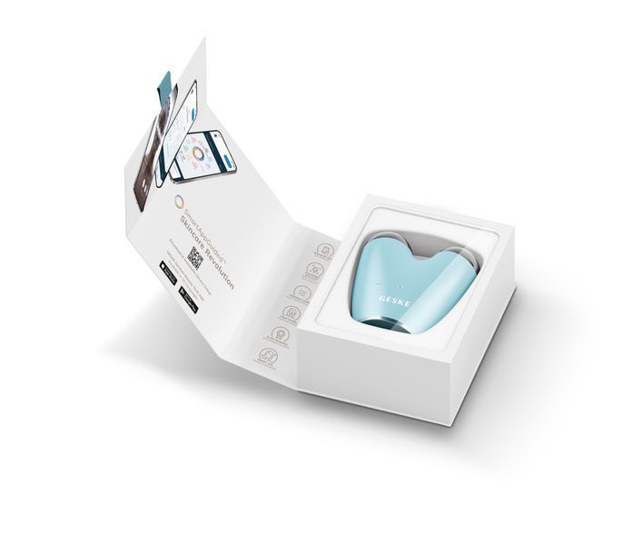 Микротоковый подтягиватель лица GESKE MicroCurrent Face-Lifter 6в1 turquoise HB0136 фото