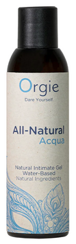 Натуральний лубрикант на водній основі без гліцерину та сорбітолу Orgie All-Natural Acqua, 150 мл LB1084 фото