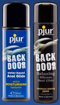 Набор лубрикантов pjur backdoor Comfort water glide 30 мл + pjur backdoor anal Relaxing jojoba silicone 100 мл LB378 фото