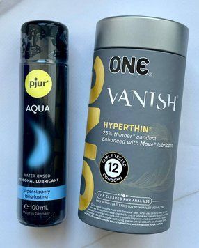 Комплект ONE Vanish 12 шт + Лубрикант pjur Aqua 100 мл SOS2037 фото