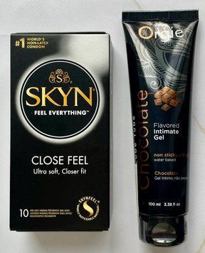 Комплект Skyn Close Feel 10 шт - Лубрикант ORGIE LUBE TUBE шоколад, 100 мл SOS2922 фото