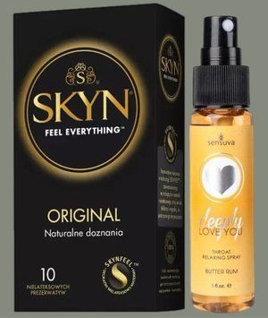Комплект SKYN Original 10 шт + Спрей Sensuva Deeply Love You Butter Rum (29 мл) SOS5744 фото
