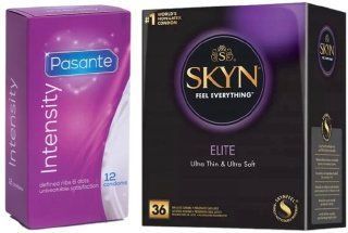 Набор с Skyn Elite 36 штук + Pasante Intensity (Ribs & Dots), 12 шт SOS8080 фото