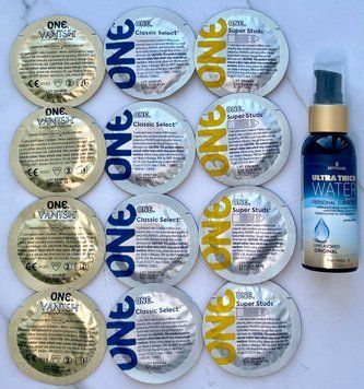 Набор 12 шт ONE Super Studs, Vanish, Classic + Sensuva Ultra-Thick Water-Based (57 мл) SOS3939 фото