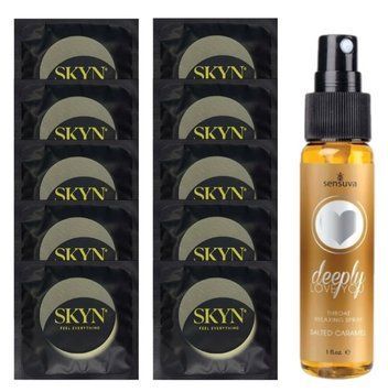 Комплект SKYN Pina Colada 10 шт + Sensuva Deeply Love You Salted Caramel (29 мл) SOS13696 фото