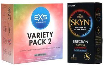 Набор з Skyn Selection 9 шт + EXS Variety pack 2 48 штук SOS7831 фото