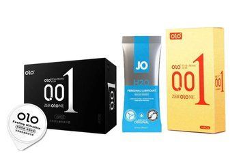 OLO Feeling Ultrathin (10 шт) , OLO Gold 001 (10 шт) и  Лубрикант System JO H2O &mdash; ORIGINAL (10 мл) в подарок SOS995 фото