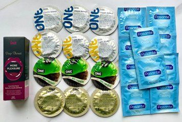 Комплект 22 шт ONE Classic, Vanish, Flavor Waves , Super Studs - Pasante Cooling + Intt Deep Throat Oral Spray (12 мл) SOS1787 фото