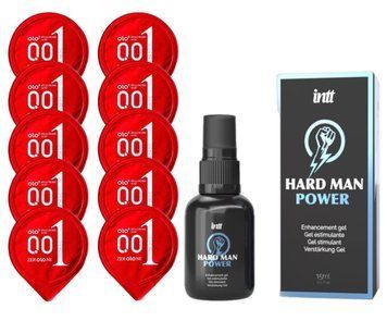 Комплект OLO Warming 001 10 шт + Intt Hard Man Power Gel (15 мл) SOS14423 фото