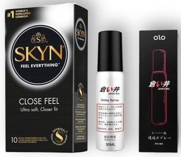 Набор из SKYN Close Feel (10 шт) + Пролонгатор OLO 30 мл Satisfy Well SOS8932 фото
