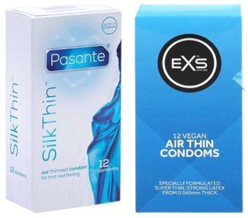 Набор с Pasante Silk Thin 12 шт + EXS Air Thin 12 шт SOS8115 фото
