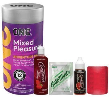 Комплект 12 шт ONE Mixed Pleasures + Набор Doc Johnson GoodHead Fundamentals Kit SOS6137 фото