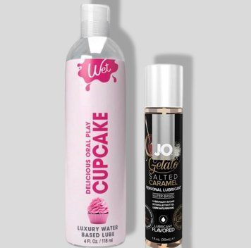 Wet Oral Play Cupcake (118 мл) + JO GELATO Salted Caramel (30 мл) LB748 фото