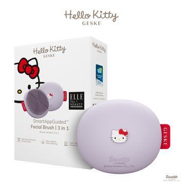 Щетка для лица GESKE Facial Brush 3в1 by Hello Kitty purple HB0237 фото