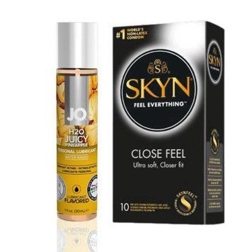 SKYN Close Feel 10 шт + Лубрикант System JO H2O &mdash; Juicy Pineapple (30 мл) SOS4827 фото