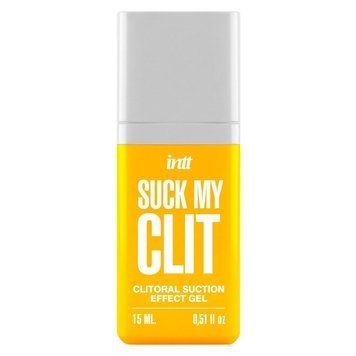 Смоктайзер для клитора Intt Suck My Clit Tropical Mango (15 мл), манго, гель с эффектом посасывания SX4003 фото