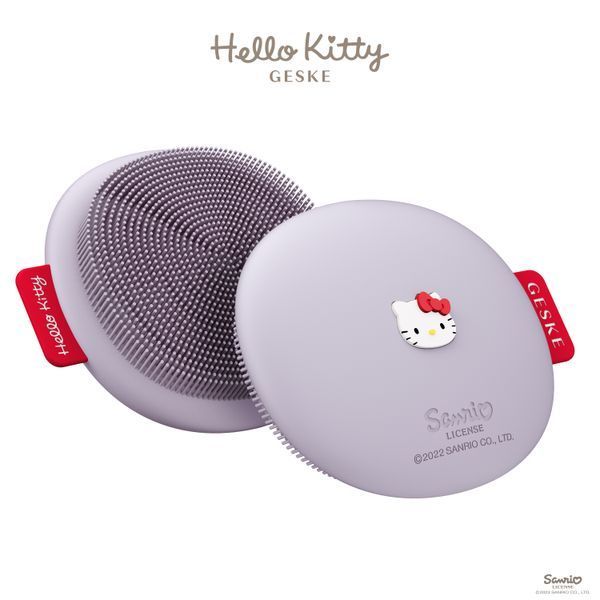 Щетка для лица GESKE Facial Brush 3в1 by Hello Kitty purple HB0237 фото